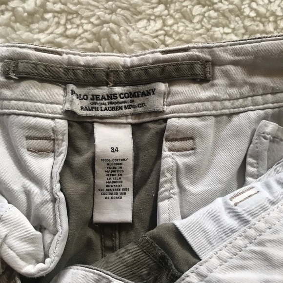 ❌SOLD❌Ralph Lauren Polo Jean Cargo Shorts Size 34 - Picture 2 of 8